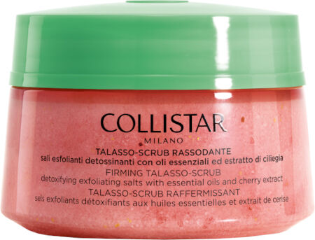 Collistar talasso scrub rassodante sali esfolianti detossinanti con oli essenziali ed estratto di ciliegia 300 gr