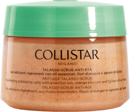 Collistar talasso scrub anti eta sali esfolianti rigeneranti con oli essenziali fiori d arancio e agrumi di sicilia Vasetto 700 gr