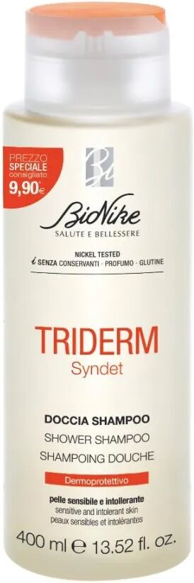 Bionike Triderm Doccia Shampoo Detergente Corpo e Capelli PROMO 400 ml