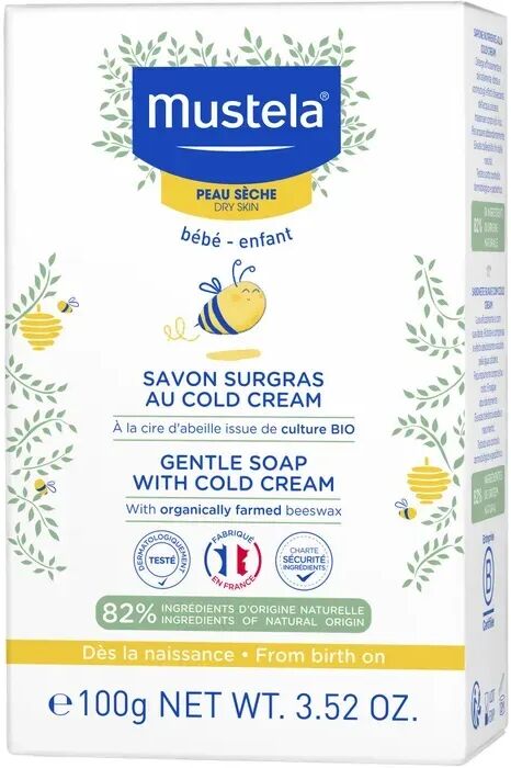 Mustela Cold Cream Sapone Nutriente Pelle Secca 100 g