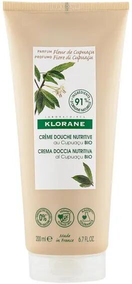 Klorane Fiore di Cupuaçu Crema Doccia Nutrizione Intensa 200 ml