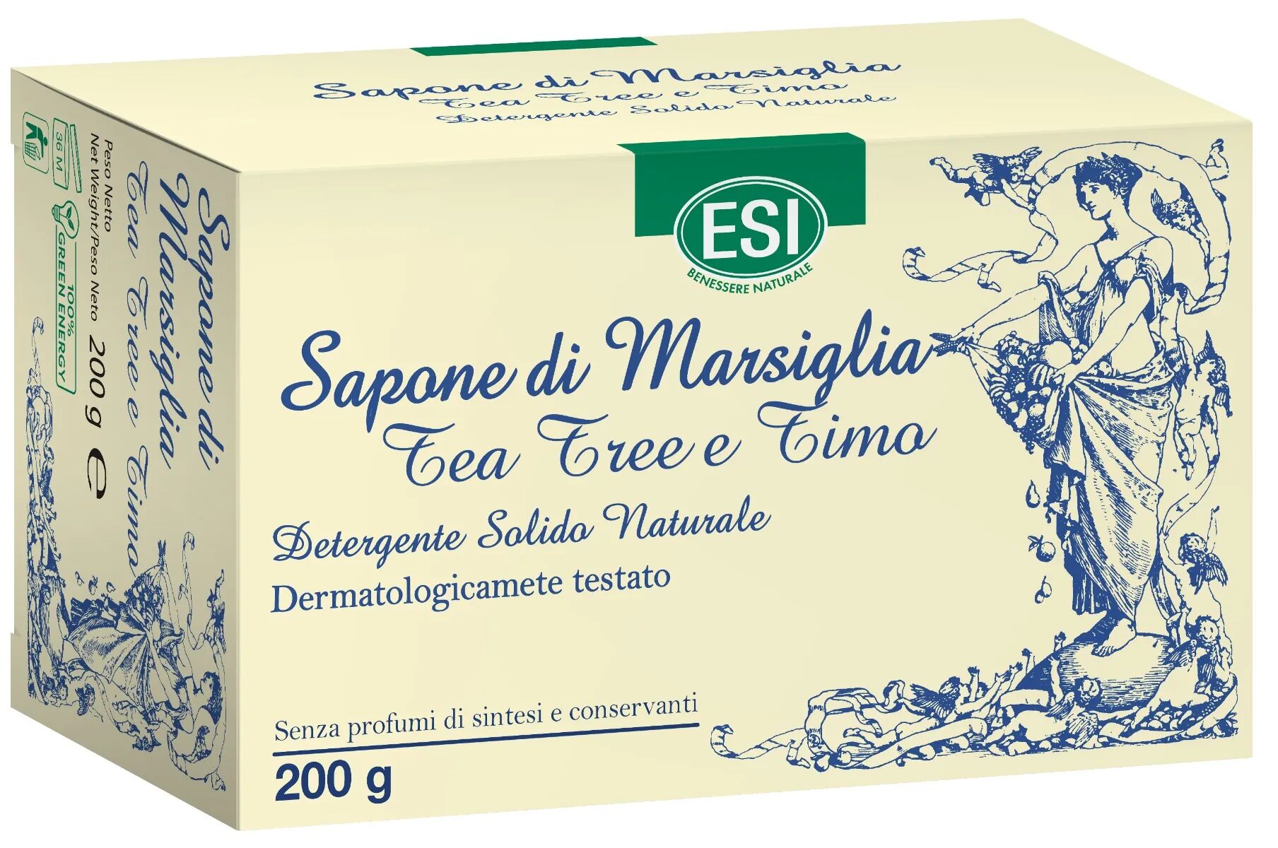 Esi Sapone di Marsiglia Solido Tea Tree 200 gr