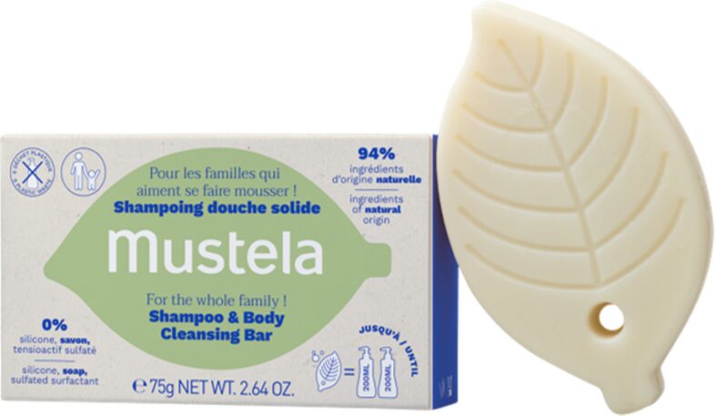 Mustela Shampoo E Detergente Solido Corpo e Capelli 75 gr