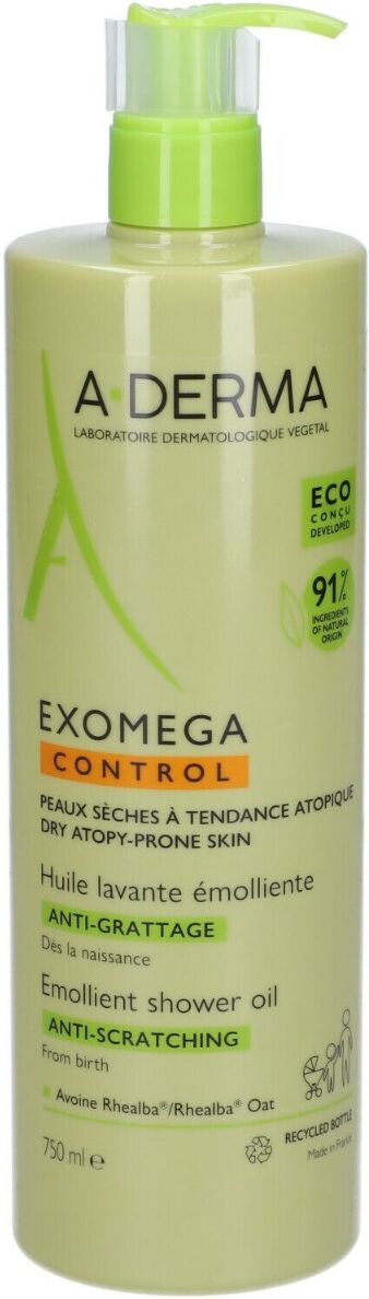 A-DERMA Exomega Control Olio Lavante Per Pelle Secca e a Tendenza Atopica 750 ml