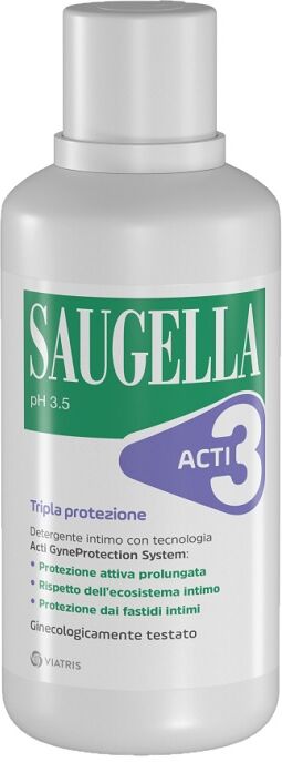 SAUGELLA acti3 tripla protezione detergente intimo 500 ml