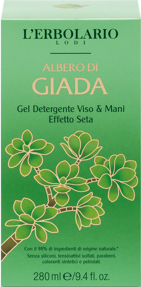 l'erbolario Albero di giada gel detergente viso & mani 280 ml