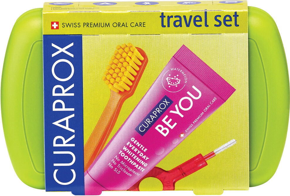 CURAPROX travel set green