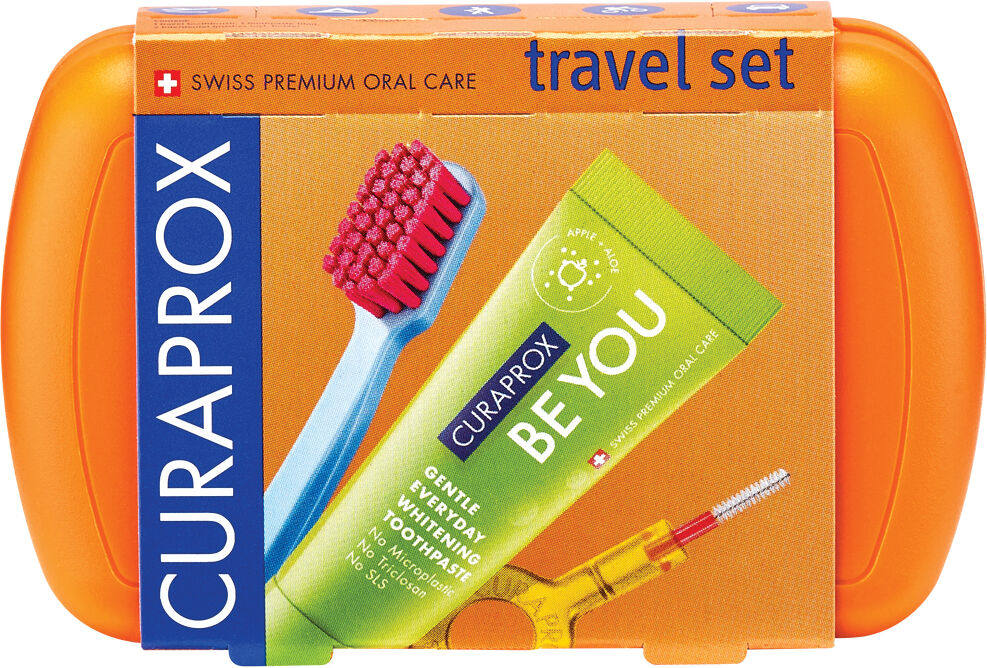 CURAPROX travel set orange