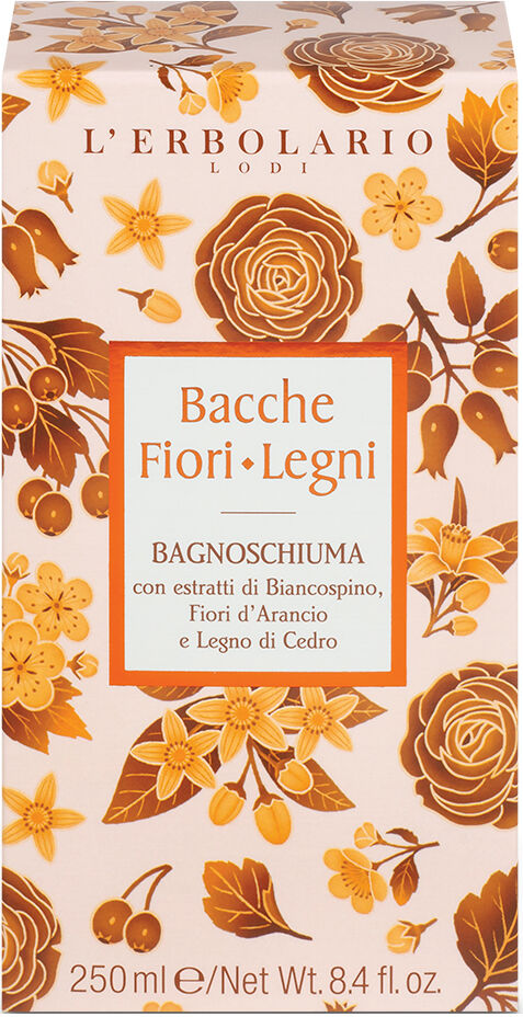 l'erbolario Bacche fiori legni bagnoschiuma 250 ml