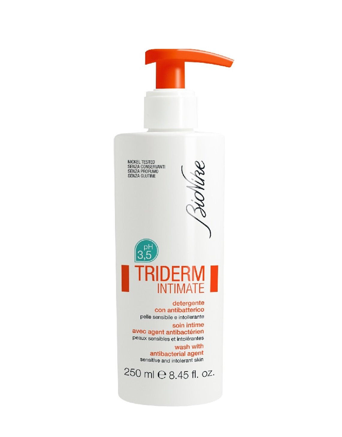 BIONIKE Triderm - Intimate Ph3,5 Detergente Con Antibatterico 250ml Promo