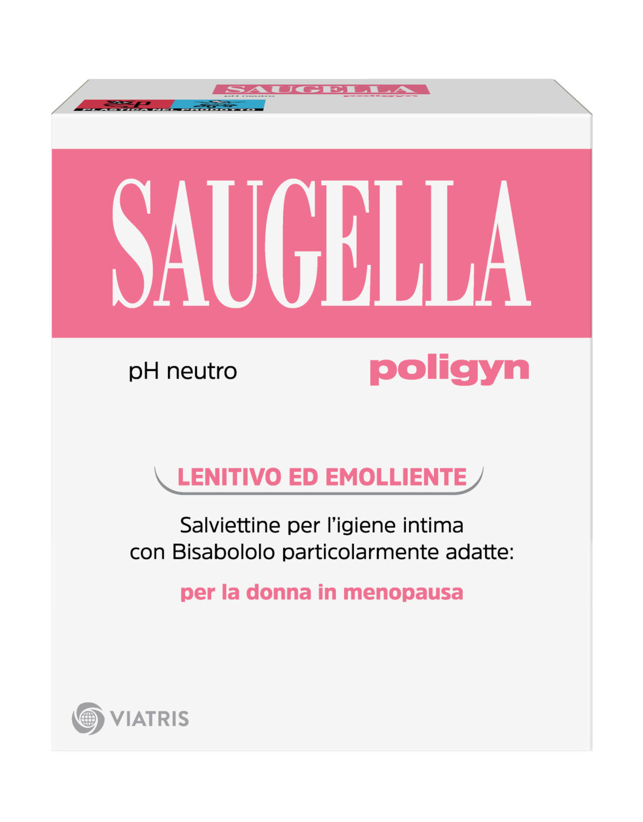 SAUGELLA Ph Neutro Poligyn 10 Salviettine Detergenti