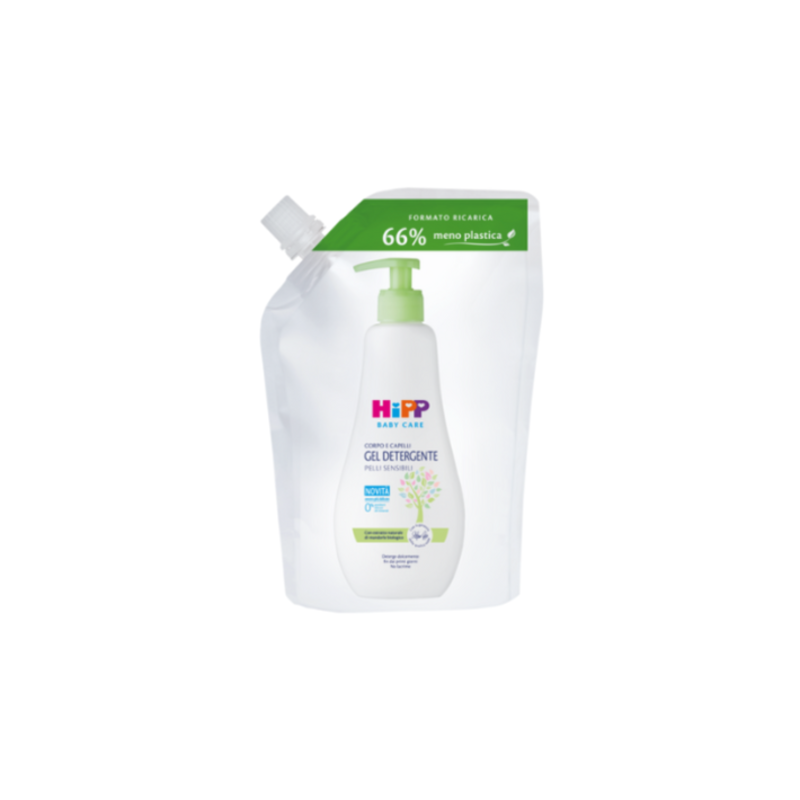 Hipp Baby Care Ricarica Gel Detergente Corpo E Capelli 400 Ml