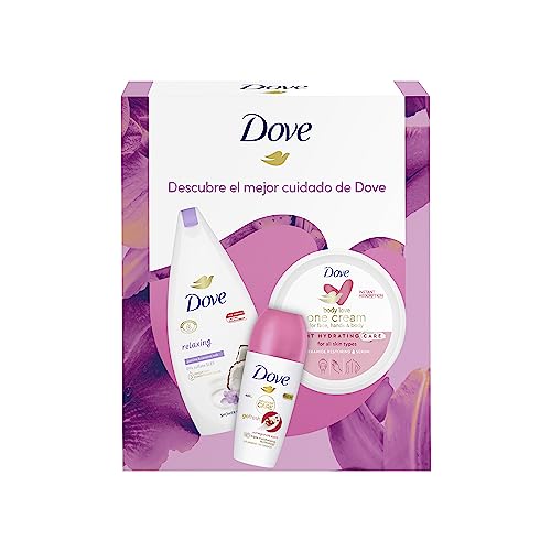 Dove 3 x set kleuren essentiële lichaamsverzorgingsproducten