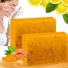 VACSAX Lemon Turmeric Kojic Acid Soap Bar, Brightening Lemon Turmeric And Kojic Acid Soap, Honey Glow Soap, Natural Turmeric Soap Bar for Face And Body.