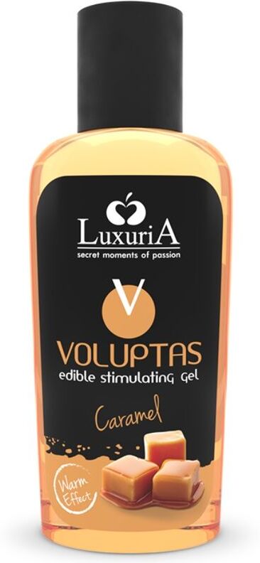 Intimateline Cosmetics Jadalny Żel Stymulujący Luxuria Voluptas Karmel 100ml   100% ORYGINAŁ  DYSKRETNA PRZESYŁKA