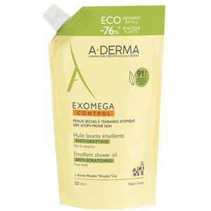 A Derma A-Derma Exomega Control Óleo de Banho Pele Atópica Recarga 500ml