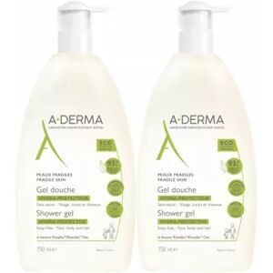 A-Derma Gel De Douche Hidra Protetor 750ml Com 50% De Desconto Na 2º Unidade