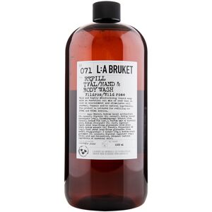 L:A Bruket - Refill Flytande Tvål 1000 Ml Vildros - Kroppsvård