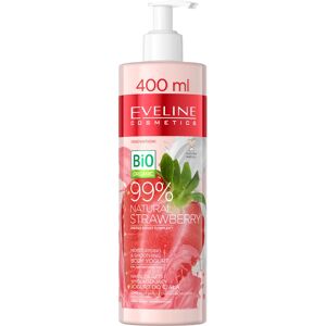 Eveline Cosmetics Bio Organic Natural Strawberry body yoghurt for dry and irritated skin 400 ml