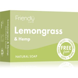 Friendly Soap Natural Soap Lemongrass & Hemp natural soap 95 g