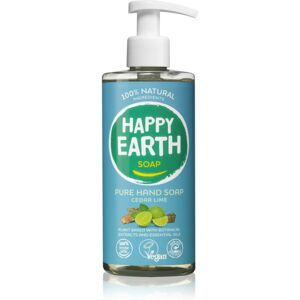 Happy Earth 100% Natural Hand Soap Cedar Lime liquid hand soap 300 ml