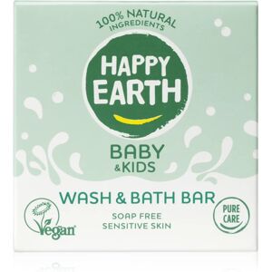 Happy Earth 100% Natural Wash & Bath Bar for Baby & Kids bar soap for children 50 g