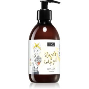 LaQ Fruit Line Banana intensive moisturising shower gel for hands and body 300 ml