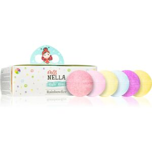 Miss Nella Rainbowfizz effervescent bath bomb for children from 3 years old 6 pc