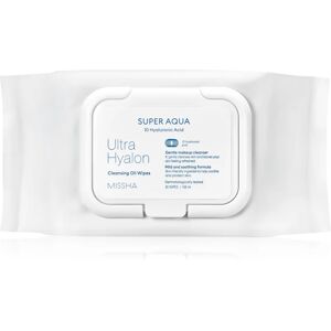 Missha Super Aqua 10 Hyaluronic Acid cleansing and makeup removing wipes 30 pc