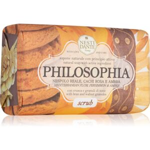 Nesti Dante Philosophia Scrub with Bran & Walnut Granules natural soap 250 g