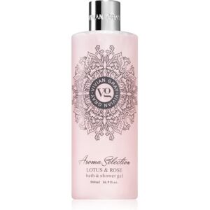 Vivian Gray Aroma Selection Lotus & Rose shower and bath gel 500 ml