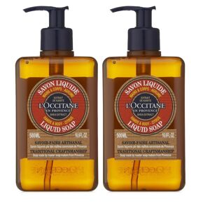 L'Occitane Shea Liquid Soap 500ml Duo