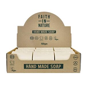 Faith In Nature Natural Coconut Hand Soap Bar Box Set, Hydrating, Vegan & Cruelty Free, No SLS or Parabens, 18 x 100g