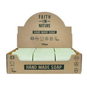 Faith In Nature Natural Rosemary Hand Soap Bar Box Set, Balancing, Vegan & Cruelty Free, No SLS or Parabens, 18 x 100g