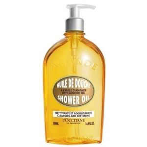 L'Occitane Almond Shower Oil with Almond Oil Cleansing and Softening 500mL