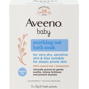 Aveeno Baby Soothing Oat Bath Soak 5x21g