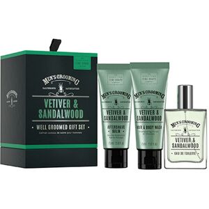 Scottish Fine Soaps Vetiver & Sandalwood Well Groomed Gift Set