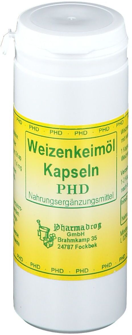 PHD Weizenkeimöl Kapseln 200 St Kapseln