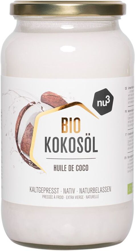 nu3 Bio Kokosöl, nativ 970 ml Öl