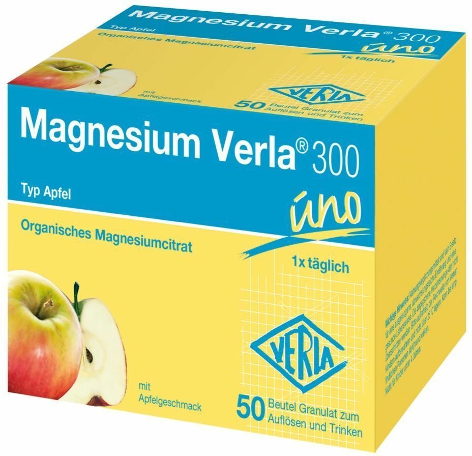 Verla Magnesium Verla® 300 uno Apfel 50 St Granulat