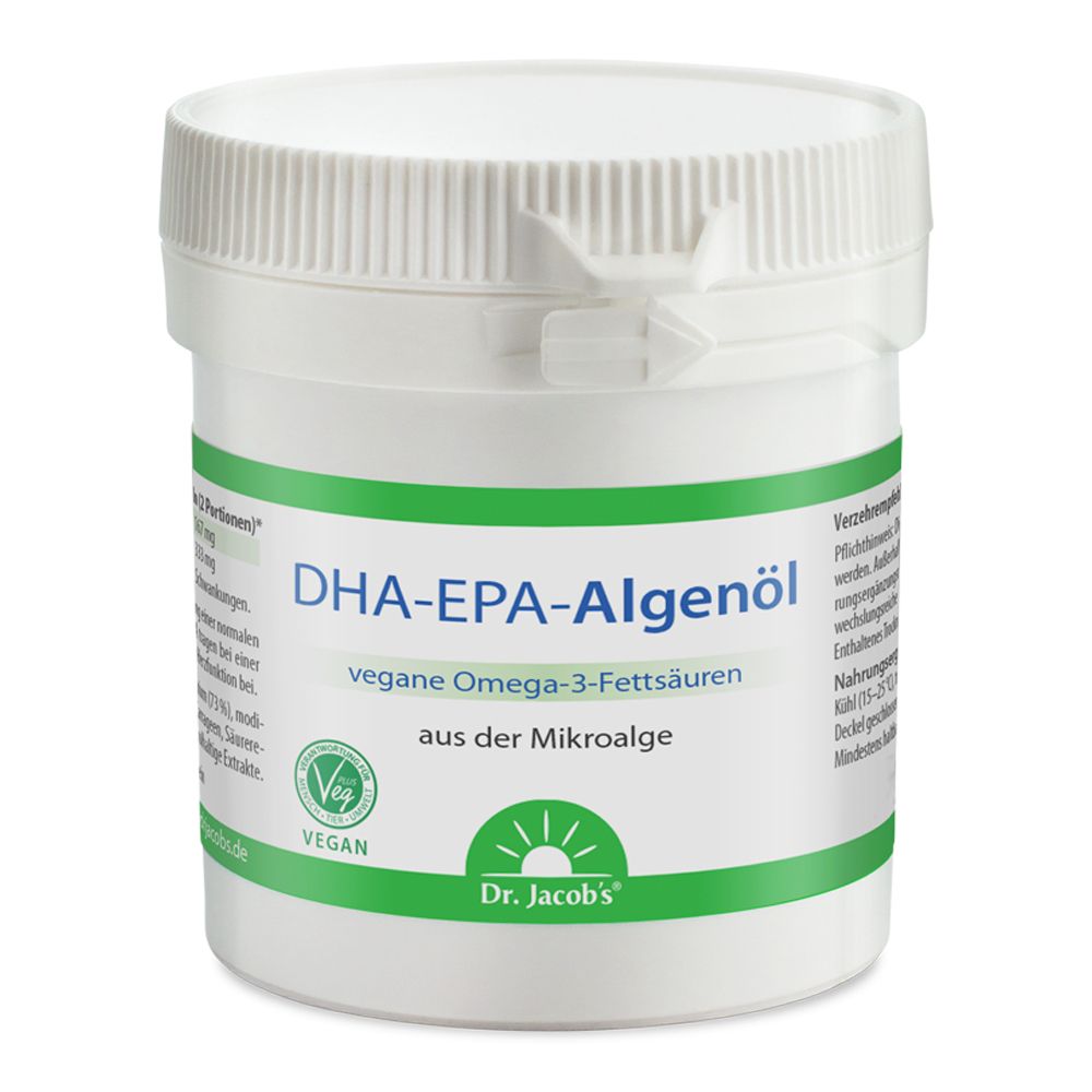 Dr. Jacob's® Dha-Epa Algenöl 60 St Kapseln