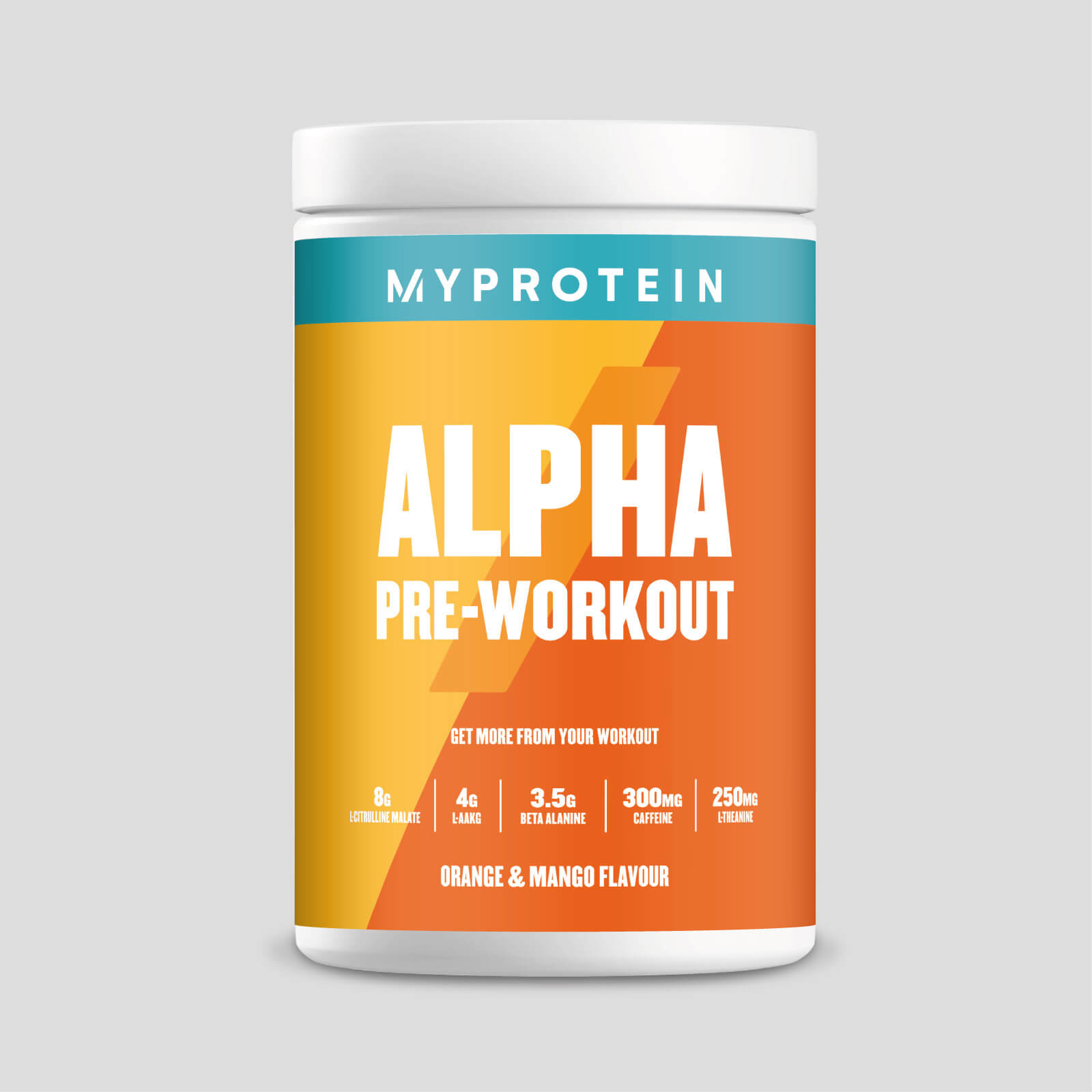 Myprotein Alpha Pre-Workout - 600g - Orange & Mango