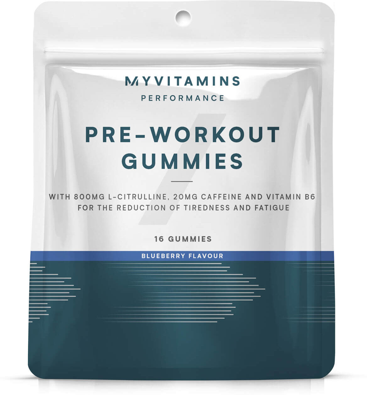 Myvitamins Pre-Workout Fruchtgummis - Sample Pouch - Heidelbeere