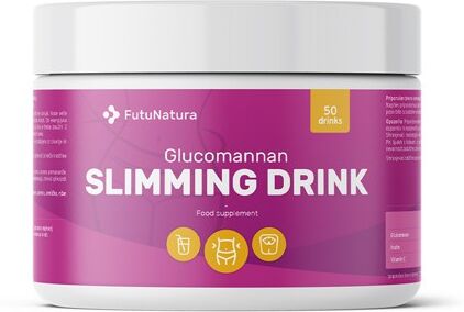 FutuNatura Glucomannan SLIMMING DRINK - Gewicht verlieren und Appetit zügeln, 170 g