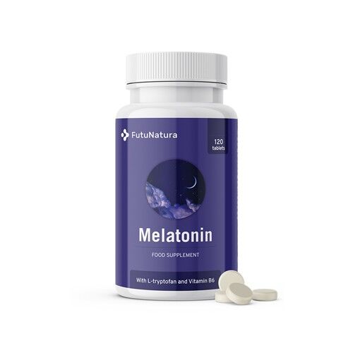 FutuNatura Melatonin - Schlafstörungen und Schlaf, 120 Tabletten