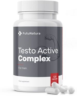 FutuNatura Testo Active Complex - männliche Hormone, 120 Kapseln