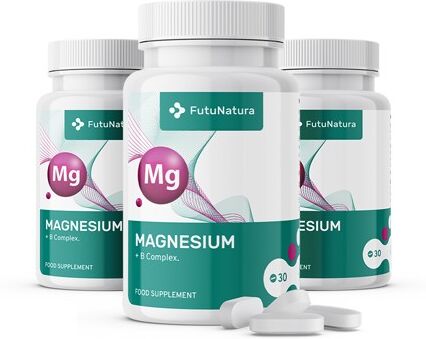 FutuNatura 3x Magnesium Forte + B Komplex, zusammen 90 Tabletten