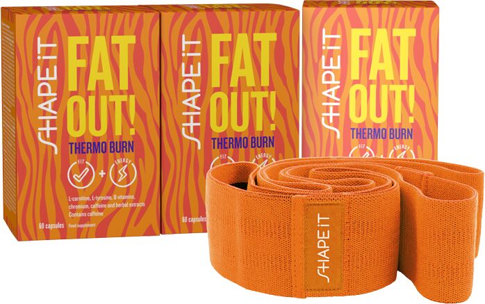 Sensilab 3x Fat Out! Thermo Burn mit GRATIS Fitnessband