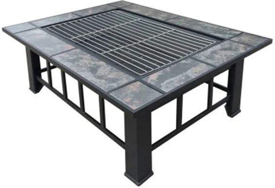 Unbranded Outdoor Fire Pit BBQ Table Grill Fireplace