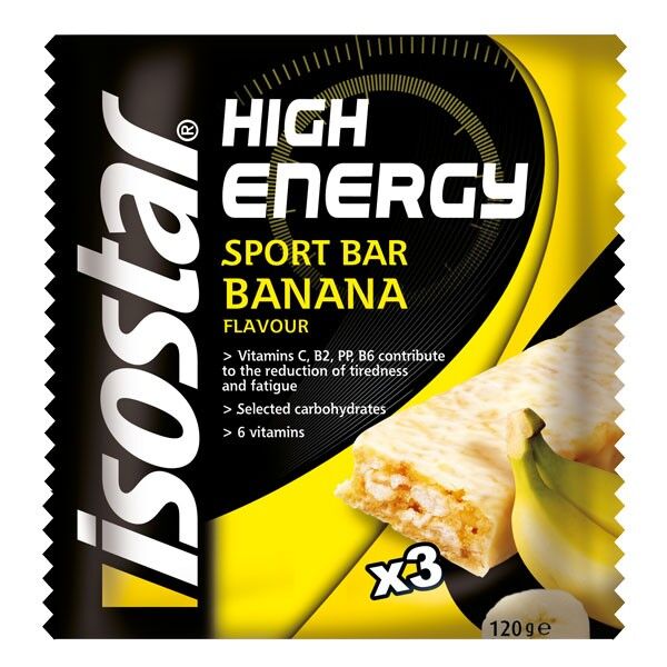 Isostar High Energy Sport Bar Banane 3 x 40g